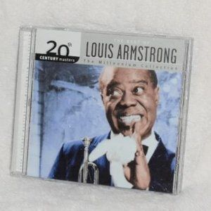 🧡4 for $20 Louis Armstrong CD Millennium Collection~Romantic Soothing Music
